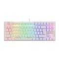 Genesis mechanická klávesnice THOR 303 TKL, bílá, US layout, RGB podsvícení, software, Outemu Brown
