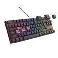 Genesis tichá herní klávesnice THOR 303/TKL/RGB/Outemu Peach/Drátová USB/CZ-SK layout/Černá