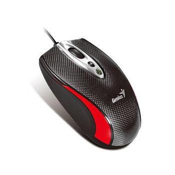 Myš GENIUS navigator 335, černo-červená (black-red)