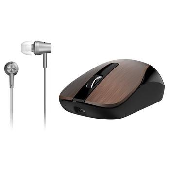 GENIUS MH-8015 bezdrátová dobíjecí myš + HEADSET ZDARMA/ kávová