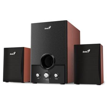 Reproduktory GENIUS repro SW-HF2.1 1700 Ver. II, hnědá (brown)