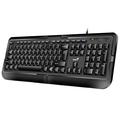 GENIUS KB-118/ Drátová/ PS2/ černá/ CZ+SK layout