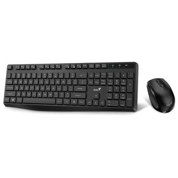 Sada bezdrátové klávesnice a myši GENIUS KM-8206S, černý (black)