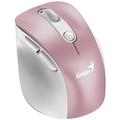 GENIUS Ergo 9000S Pro Pink/ duální Bluetooth + 2,4GHz/ 2400 dpi/ bezdrátová/ 6tlačítková/ dobíjecí/ 