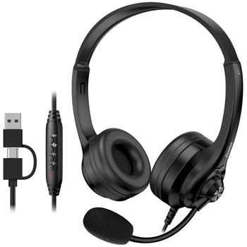 Drátové sluchátka GENIUS HS-235U AI