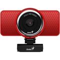 GENIUS webová kamera ECam 8000/ červená/ Full HD 1080P/ USB-C/ USB/ mikrofon