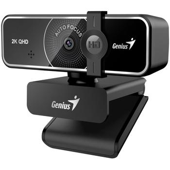 GENIUS webová kamera FaceCam 3000AF/ 2K QHD/ 60 fps/ automatické ostření/ USB-C/ USB/ mikrofon/ kryt
