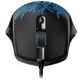 GENIUS GX GAMING Scorpion M300 Crack/ drátová/ RGB podsvícení/ 800-2400 dpi/ USB/ 4 tlačítka/ černá