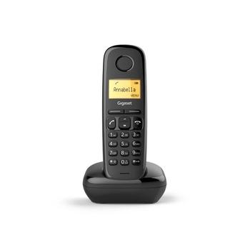Bezdrátový telefon GIGASET DECT A170, černý (black)