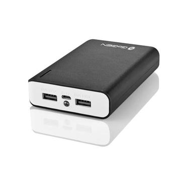 Power Bank GoGEN 10000 mAh, černo-bílá barva