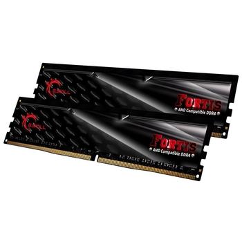 2 paměťové moduly G.SKILL F4-2133C15D-32GFT FORTIS (for AMD) DDR4 32GB (2x16GB) 2133MHz CL15 1.2V