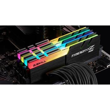 4 paměťové moduly G.SKILL F4-3200C16Q-32GTZR DDR4 32GB (4x8GB) Trident Z RGB DIMM 3200MHz CL16