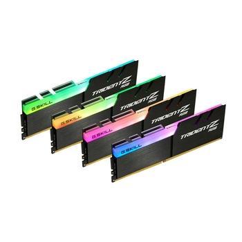 4 paměťové moduly G.SKILL 32GB (4x8GB) DDR4 3600MHz Trident Z RGB