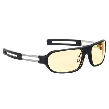 GUNNAR herní brýle Trooper / obroučky v barvě ONYX / jantarová skla