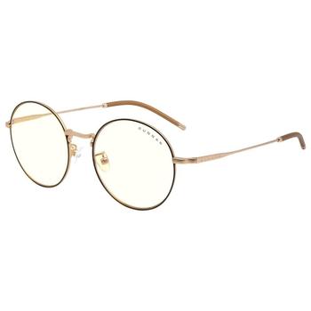GUNNAR herní brýle ELLIPSE / obroučky v barvě BLACK/GOLD / čirá skla