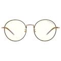 GUNNAR herní brýle ELLIPSE / obroučky v barvě BLACK/GOLD / čirá skla