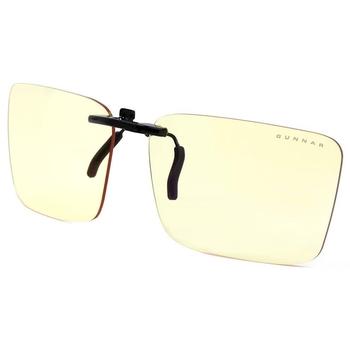 GUNNAR kancelářské brýle CLIP-ON / bez obrouček - klip na brýle / jantárová skla NATURAL