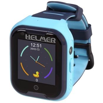 HELMER dětské hodinky LK 709 s GPS lokátorem/ dot. display/ 4G/ IP67/ micro SIM/ videohovor/ foto/ A