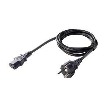 Napájecí kabel OEM 230V přímý konektor, černý (black)