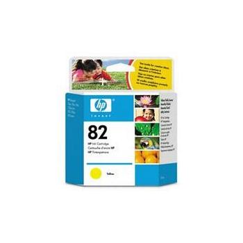 Inkoustová náplň HP  C4913A (č.82), žlutá (yellow), 69 ml