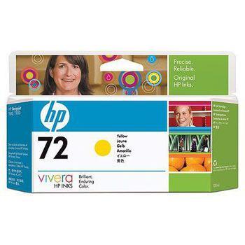 Inkoustová náplň HP  C9373A (č.72), žlutá (yellow), 130 ml