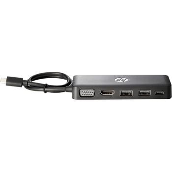  HP Travel Hub - Replikátor portu - USB-C - VGA, HDMI
