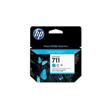 Inkoustová náplň HP 711 CZ134A 3-pack, azurový (cyan)