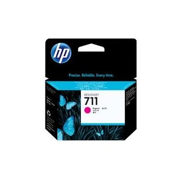 Inkoustová náplň HP 711 CZ135A 3-pack, purpurová (magenta)