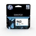 HP 963 ink.  azurová (3JA23AE)