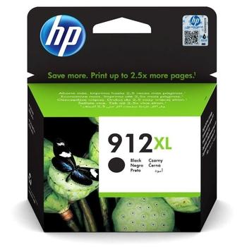 HP 912XL High Yield Black Original Ink Cartridge - 825 stran pro OJ 8023