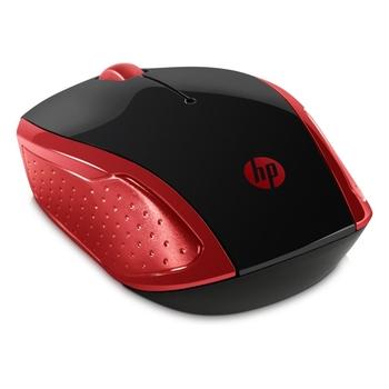 Bezdrátová myš HP Wireless Mouse 200 2HU82AA, červená (red)