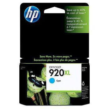 Inkoustová náplň HP  CD972AE (č.920XL), azurová (cyan)