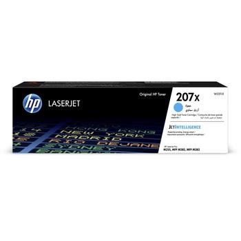Toner HP W2211X (č.207X), azurový (cyan), 2.450 stran