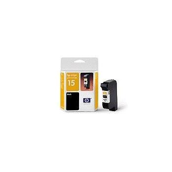 Inkoustová náplň HP  C6615D (č.15), černá (black), 25 ml