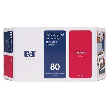 Inkoustová náplň HP C4847A (č.80) purpurová (magenta)