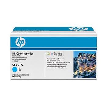 Toner HP  CF031A, azurový (cyan), 12.500 stran