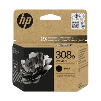 Originální inkoustová náplň HP 7FP22UE (č.308e) EvoMore, černá (black), 320 stran