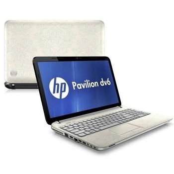 Notebook HP  Pavilion dv6-6b10ec, bílý (white)