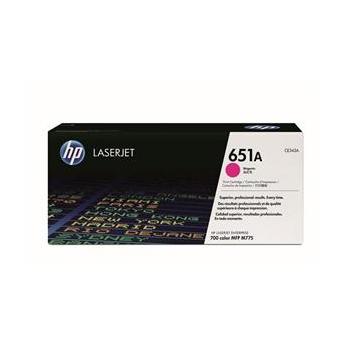 Toner HP  CE343A (č.651A), purpurový (magenta), 16.000 stran
