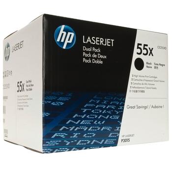 Toner HP CE255XD (č.55X) Dual Pack černý (black)