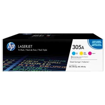 Toner HP  CF370AM (č.305A) 3-pack, CMY, 3 x 2.600 stran