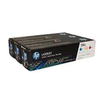 Toner pro HP  CF341A (č.126A) trojbalení, CMY, 3 x 1.000 stran