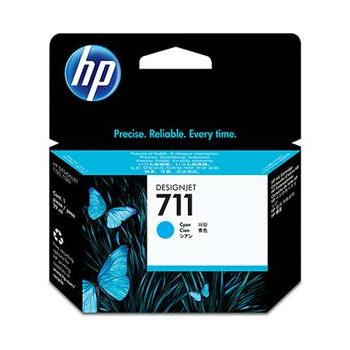 Inkoustová náplň HP CZ130A (č.711) azurová (cyan)