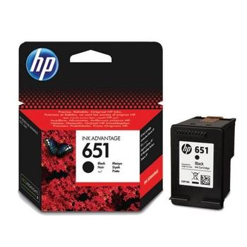 Inkoustová náplň HP C2P10AE (č.651) černá (black)