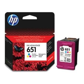 Inkoustová náplň HP C2P11AE (č.651) barevná (color)