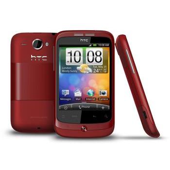 PDA HTC Wildfire (Buzz), červený (red)