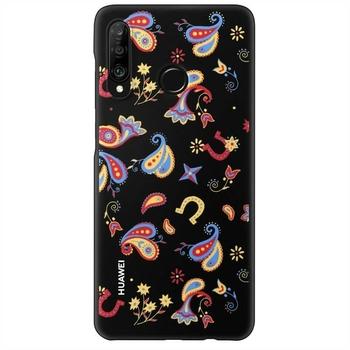 Pouzdro pro Huawei HUAWEI Ochranný kryt pro P30 Lite Flower Black, černý (black)