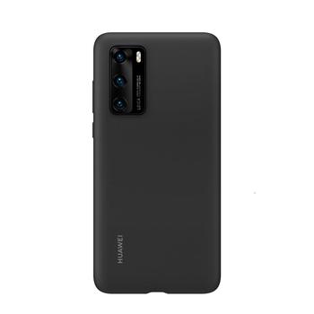 Pouzdro pro Huawei HUAWEI Silikonový Kryt pro P40, černý (black)