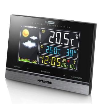 Meteorologická stanice HYUNDAI WS 2303, černá (black)