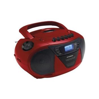 Radiomagnetofon HYUNDAI TRC751AU3, červený (red)